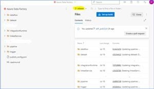 Git Configuration for Azure Data Factory: Deploying Existing Branches ...
