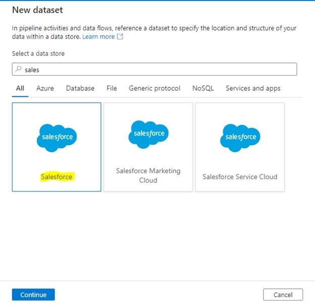 Integrate Salesforce Data with Azure Data Factory 11 | Nitor Infotech