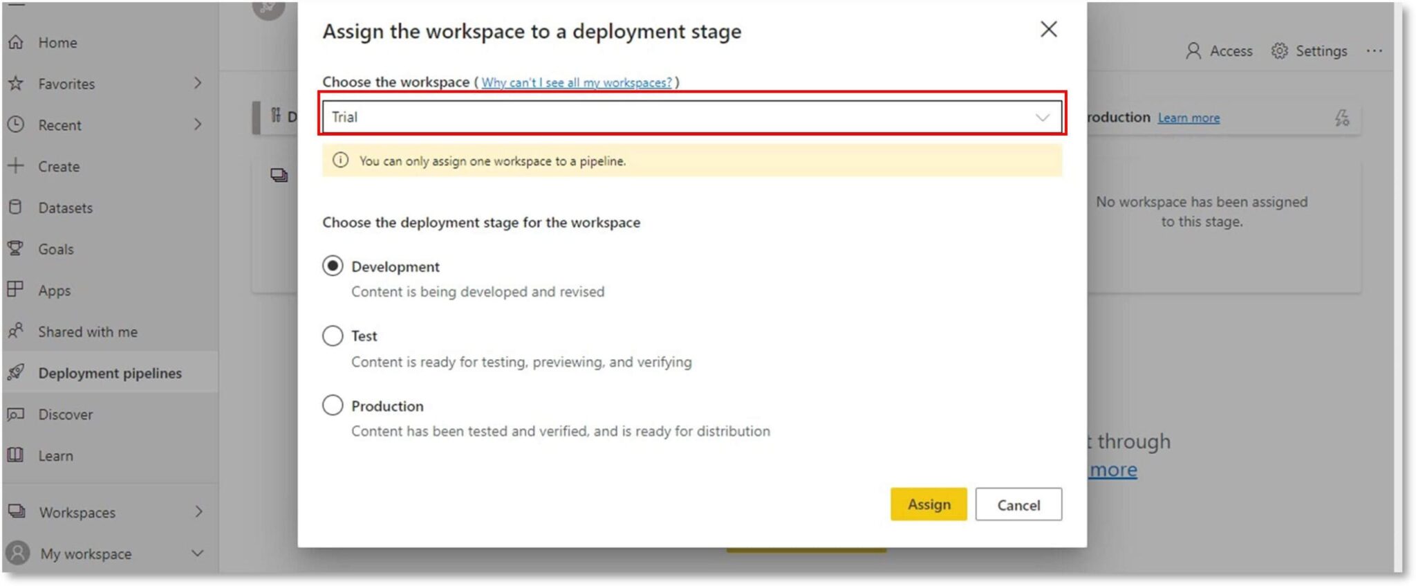 The Three Stages of Power BI Deployment Pipeline Nitor Infotech