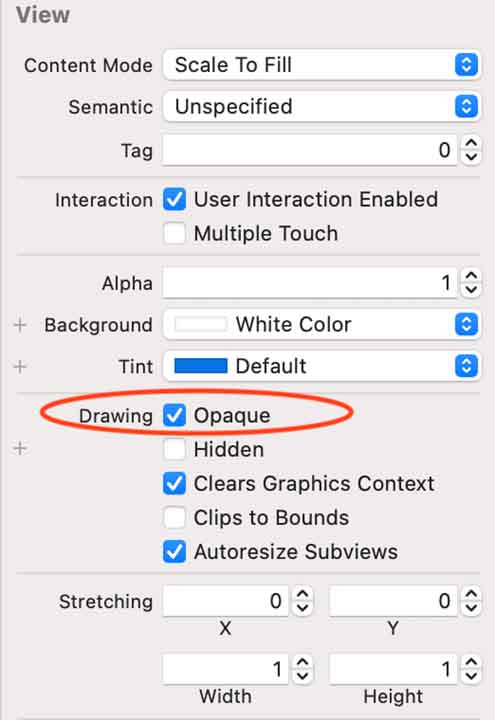 Setting views as opaque Nitor Infotech