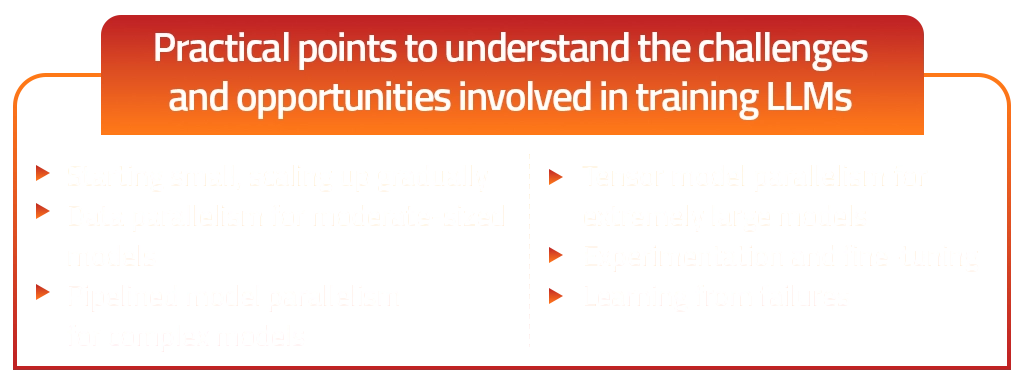 Practical points to understand the challenges and opportunities involved in training LLMs Nitor Infotech