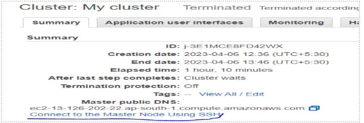 Connect to master node2