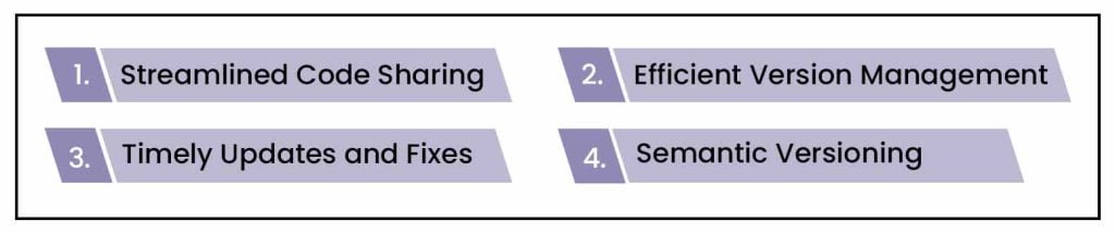 Advantages of npm