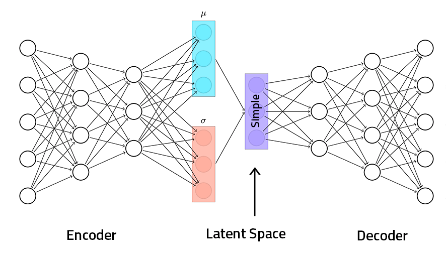 Architecture of the VAE