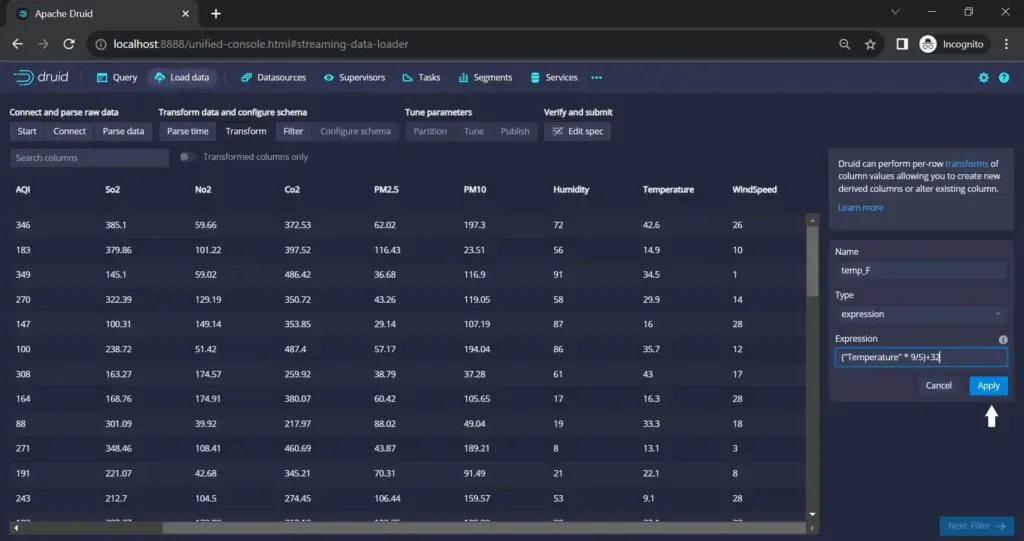 Data transformation 2