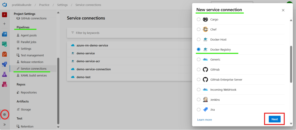 a-configure-service-connections-in-azure-devops-service-connection-2-azure-resource-manager
