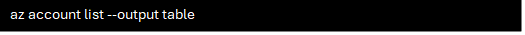 az-account-list