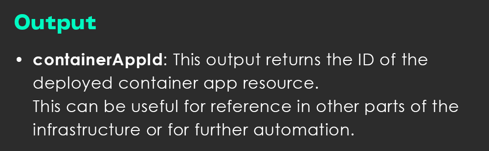 Output