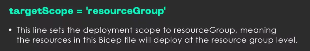  targetScope